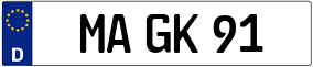 Truck License Plate